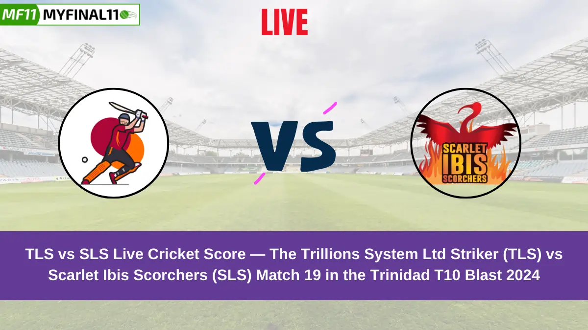 TLS vs SLS Live Score: Scorecard, Ball by Ball Commentary - Match 19, Trinidad T10 Blast 2024