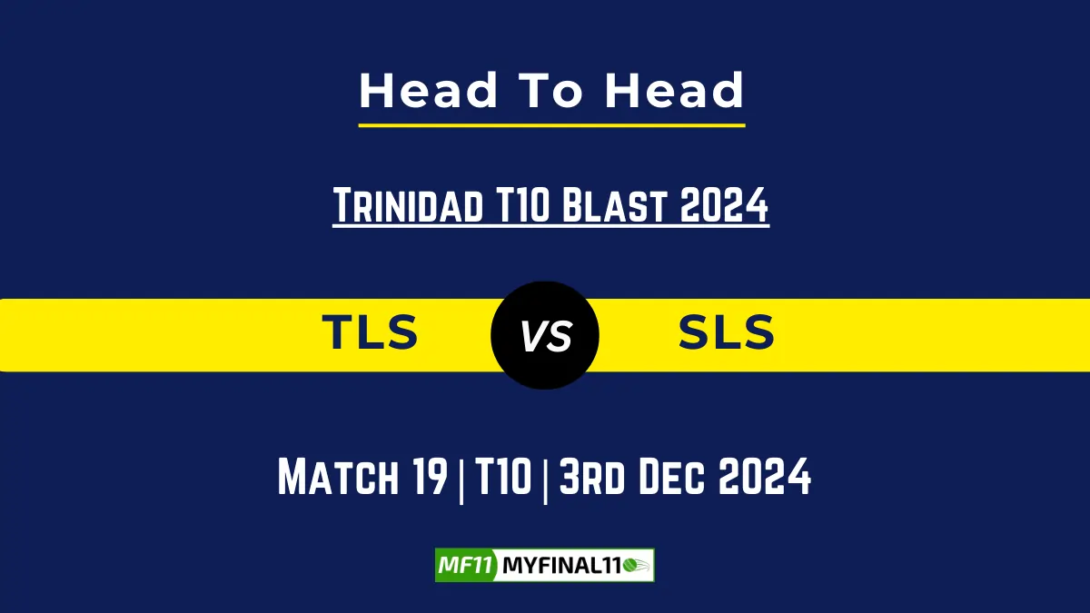 TLS vs SLS Player Battle, Head to Head Team Stats, Team Record