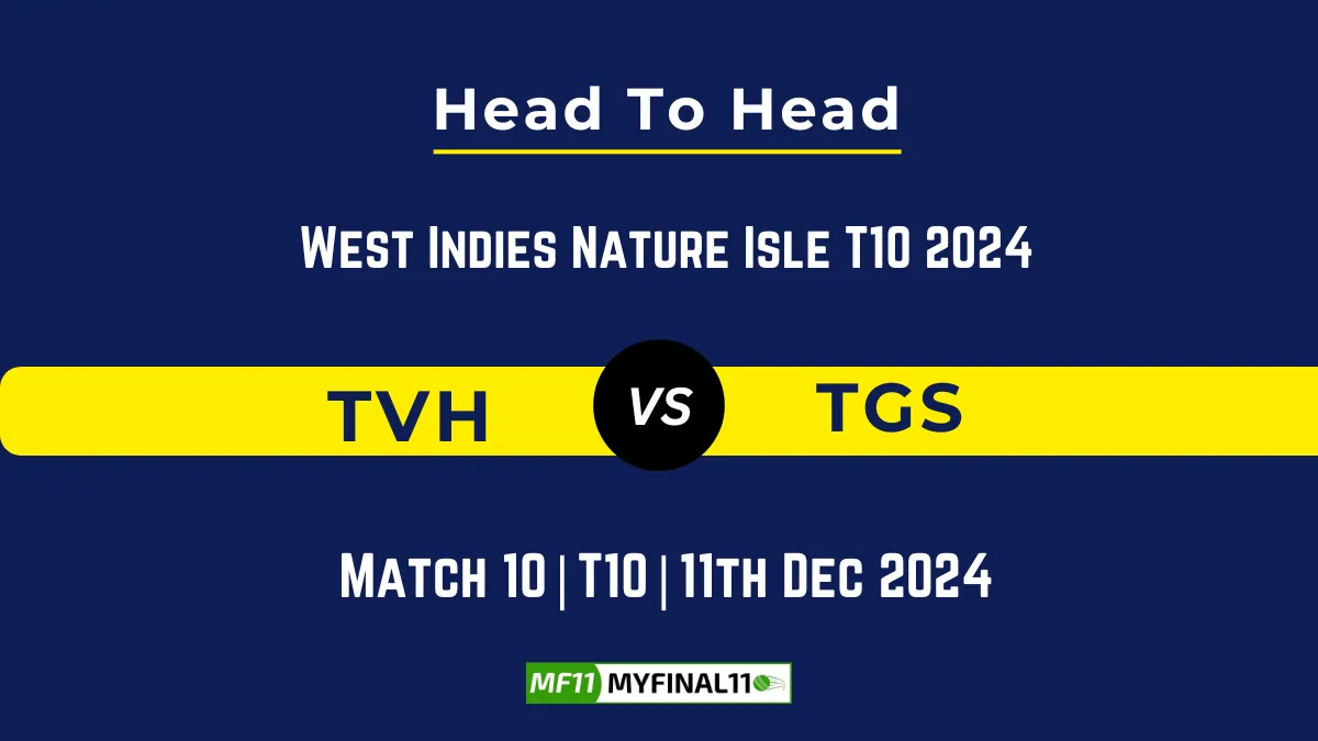 TVH vs TGS Player Battle, Head to Head Team Stats, Team Record