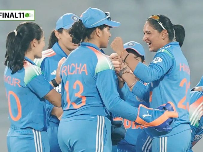 The Indian women's team