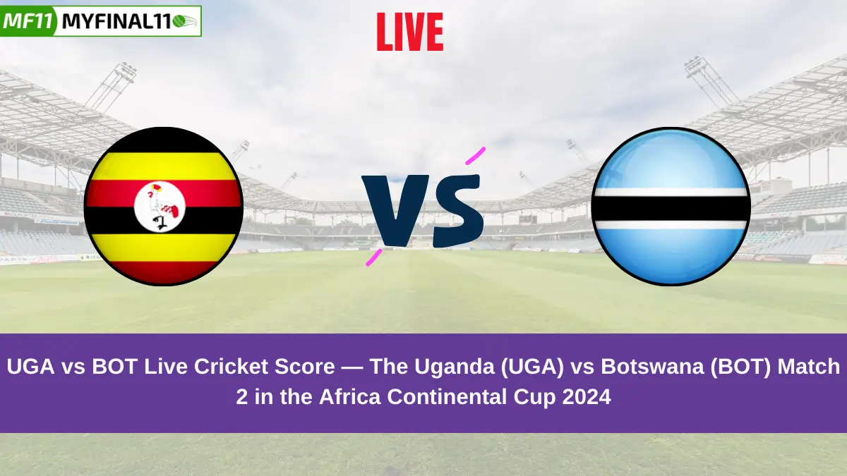 UGA vs BOT Live Score: Scorecard, Ball by Ball Commentary - Match 2, Africa Continental Cup 2024