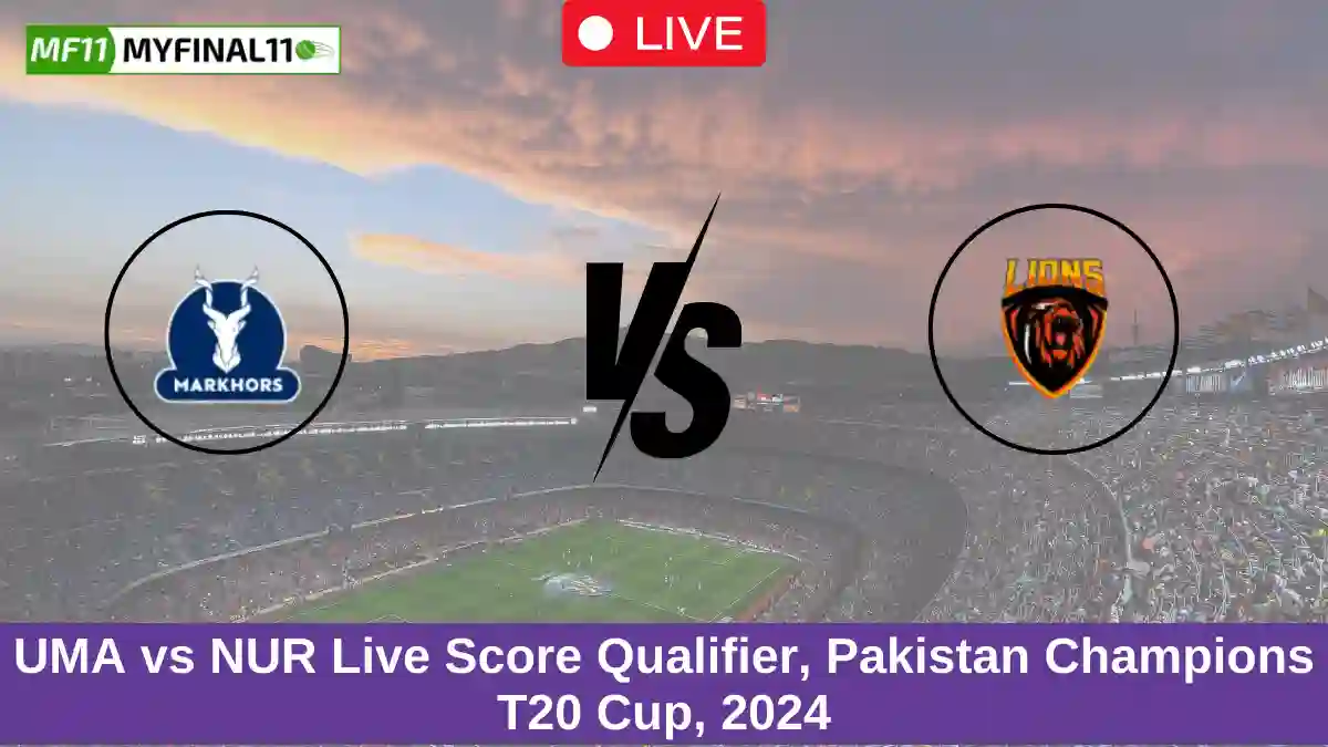 UMA vs NUR Live Score Qualifier, Pakistan Champions T20 Cup, 2024 (1)