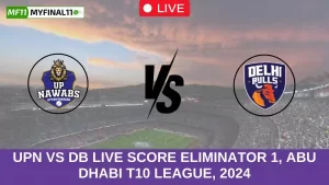 UPN vs DB Live Score Eliminator 1, Abu Dhabi T10 League, 2024