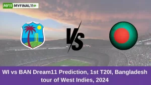 WI vs BAN Dream11 Prediction, 1st T20I, Bangladesh tour of West Indies, 2024