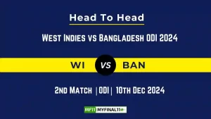 WI vs BAN Player Battle, Head to Head Team Stats, Team Record - West Indies vs Bangladesh ODI 2024