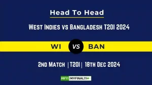 WI vs BAN Player Battle, Head to Head Team Stats, Team Record - West Indies vs Bangladesh T20I 2024