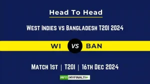 WI vs BAN Player Battle, Head to Head Team Stats, Team Record - West Indies vs Bangladesh T20I 2024