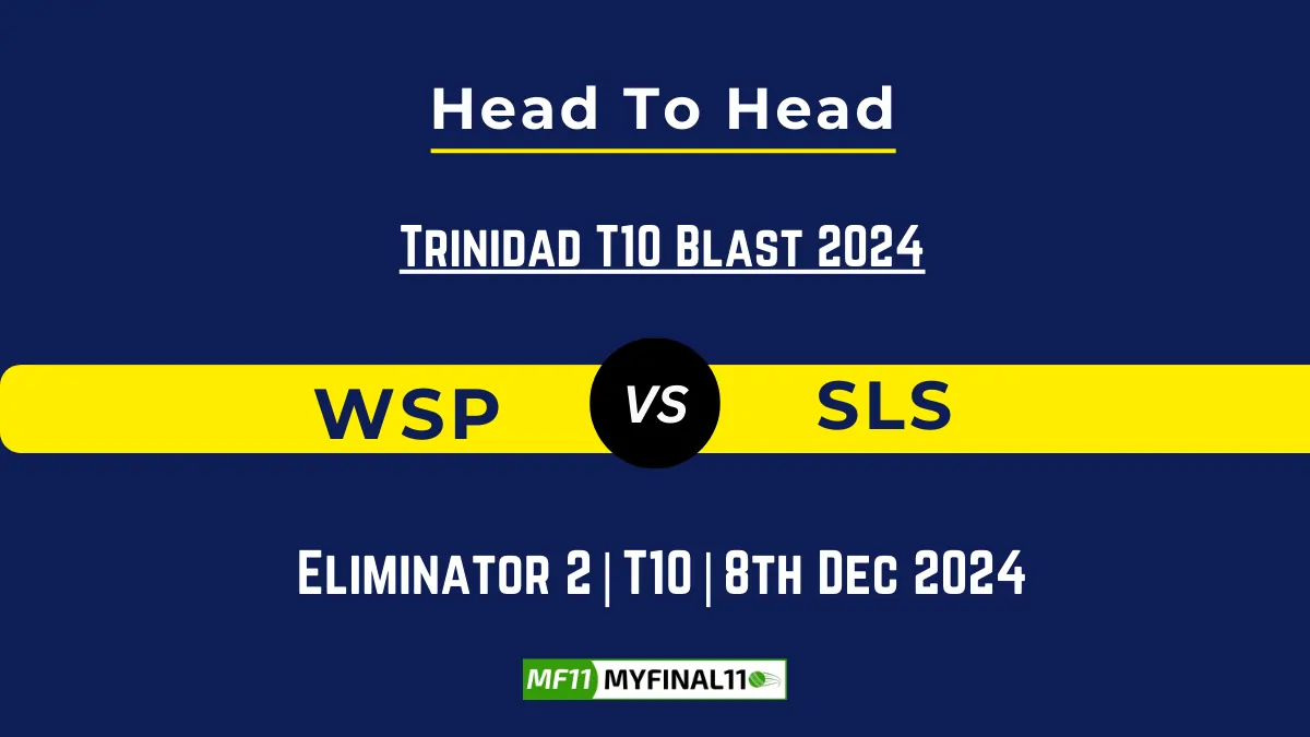 WSP vs SLS Player Battle, Head to Head Team Stats, Team Record