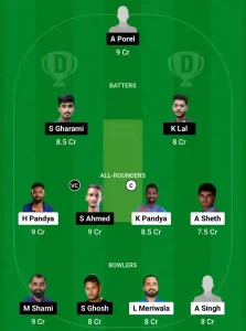 BRD vs BEN Dream11 Prediction Today: 1st quarter final Pitch Report, Playing11 and Stats | Indian Domestic T20 Trophy 2024