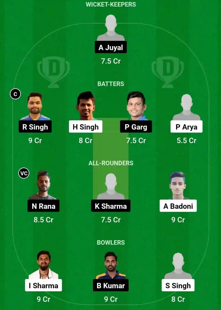 DEL vs UP Dream11 Prediction Today: 2nd quarter final Pitch Report, Playing11 and Stats | Indian Domestic T20 Trophy 2024