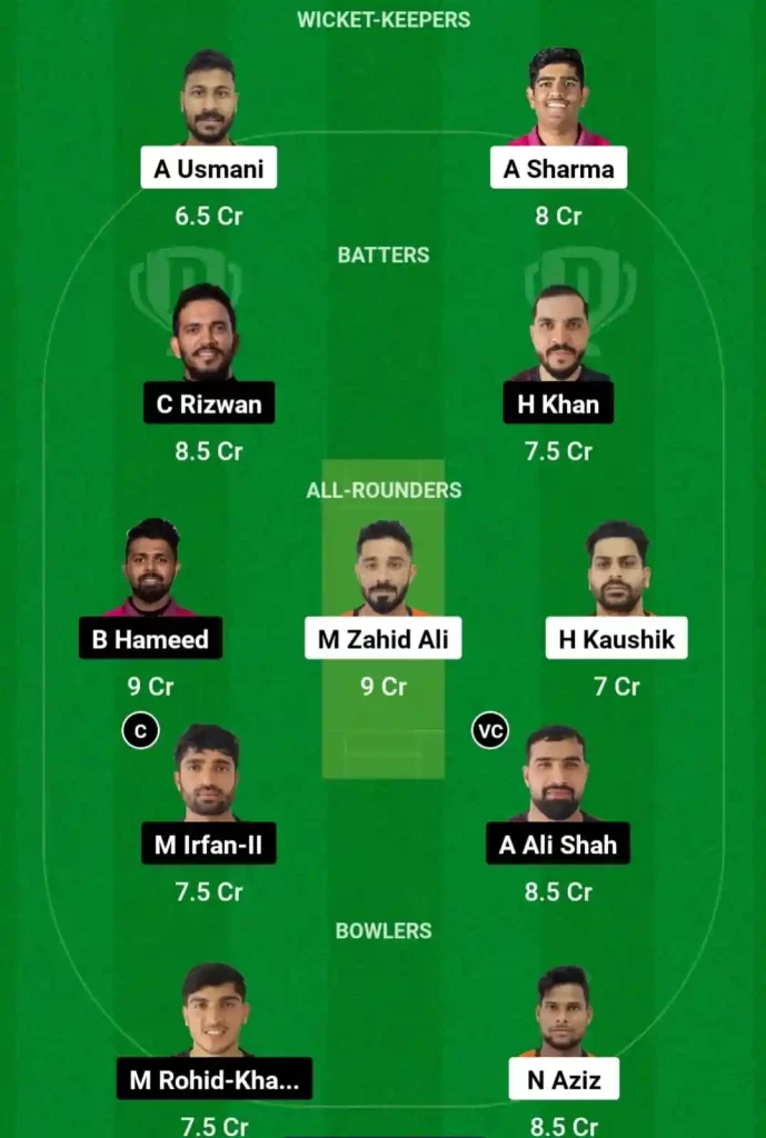 FUJ vs SHA Dream11 Prediction Today: Match 20 Pitch Report, Playing11 and Stats | Emirates D10 Tournament 2024