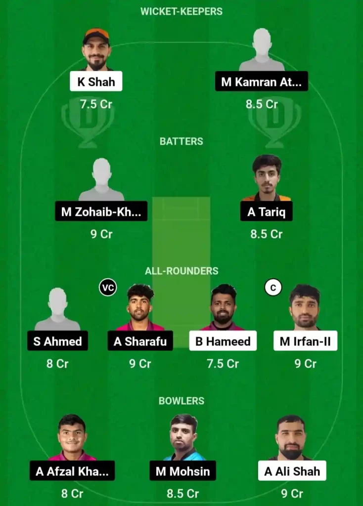 SHA vs EMB Dream11 Prediction Today: 1st Semi Final Pitch Report, Playing11 and Stats | Emirates D10 Tournament 2024