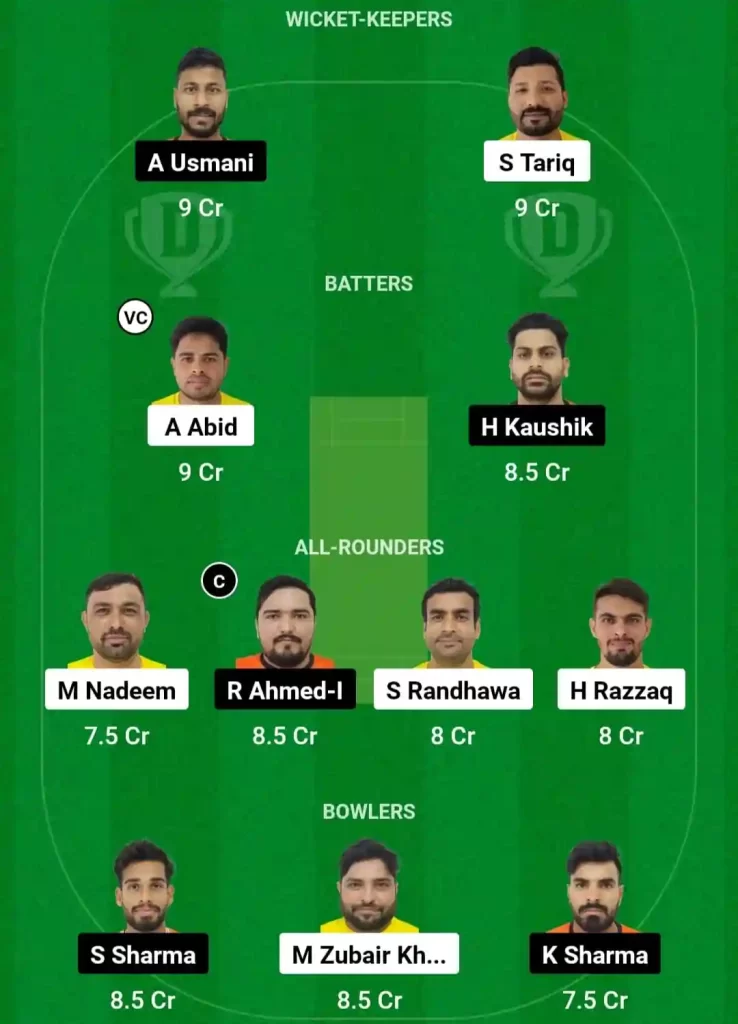 ABD vs FUJ Dream11 Prediction Today: 2nd Semi Final Pitch Report, Playing11 and Stats | Emirates D10 Tournament 2024