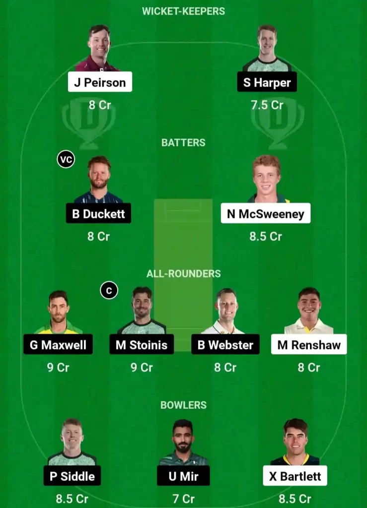 HEA vs STA Dream11 Prediction Today: Match 19 Pitch Report, Playing11 and Stats | Australian T20 League Bash 2024