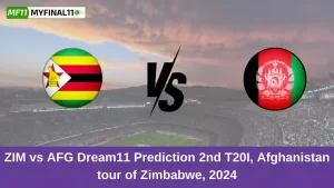 ZIM vs AFG Dream11 Prediction 2nd T20I, Afghanistan tour of Zimbabwe, 2024