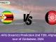 ZIM vs AFG Dream11 Prediction 2nd T20I, Afghanistan tour of Zimbabwe, 2024