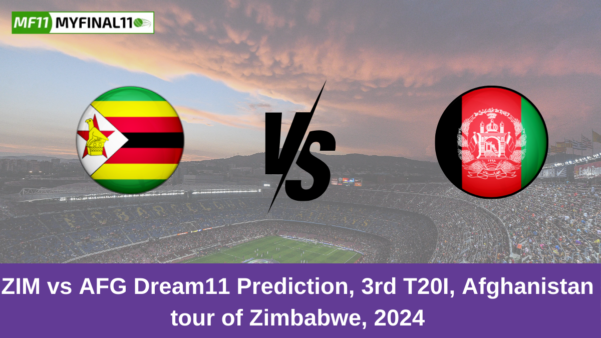 ZIM vs AFG Dream11 Prediction, 3rd T20I, Afghanistan tour of Zimbabwe, 2024