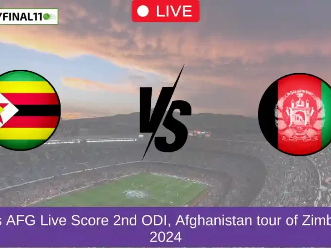 ZIM vs AFG Live Score 2nd ODI, Afghanistan tour of Zimbabwe, 2024