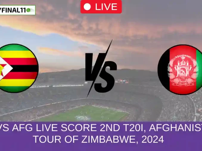 ZIM vs AFG Live Score 2nd T20I, Afghanistan tour of Zimbabwe, 2024