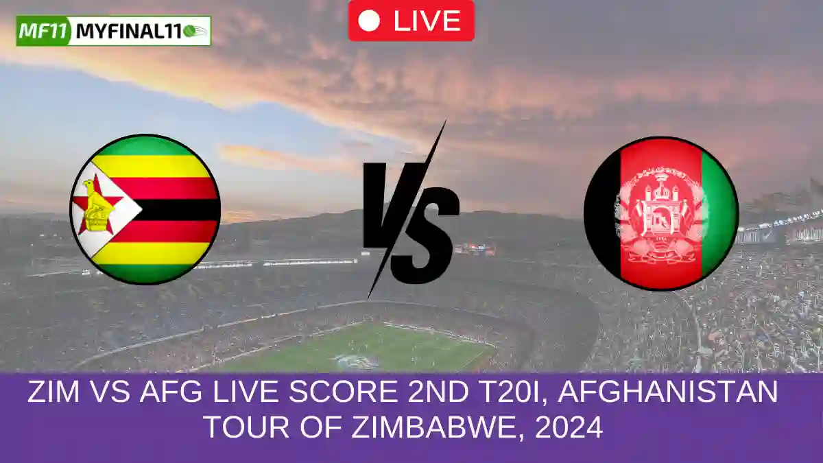 ZIM vs AFG Live Score 2nd T20I, Afghanistan tour of Zimbabwe, 2024