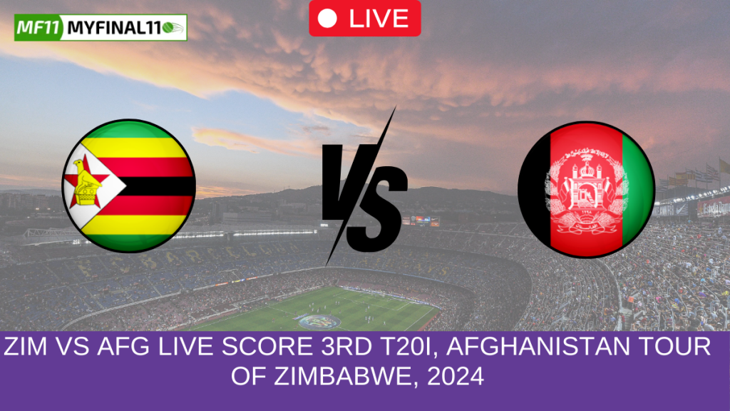 ZIM vs AFG Live Score Scorecard, Ball by Ball Commentary 3rd