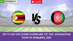 ZIM vs AFG Live Score Scorecard, 1st T20I, Afghanistan tour of Zimbabwe, 2024 (1)