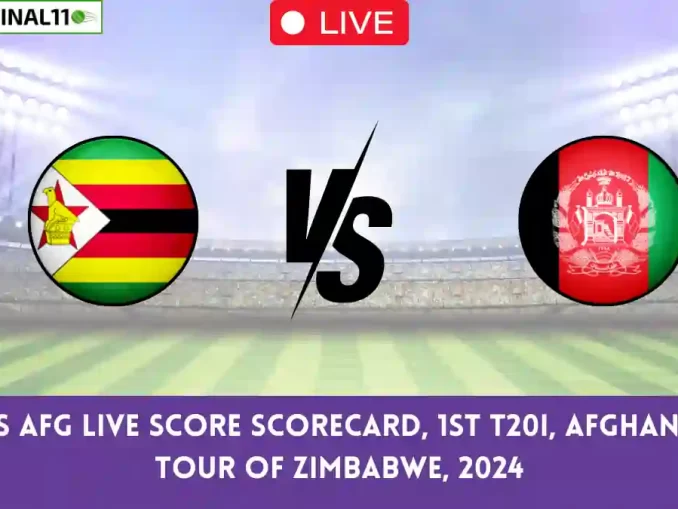 ZIM vs AFG Live Score Scorecard, 1st T20I, Afghanistan tour of Zimbabwe, 2024 (1)