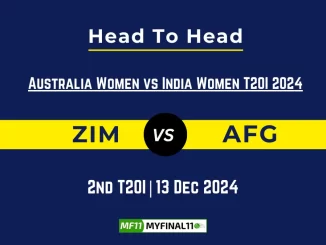 ZIM vs AFG Player Battle, Head to Head Team Stats, Player Record