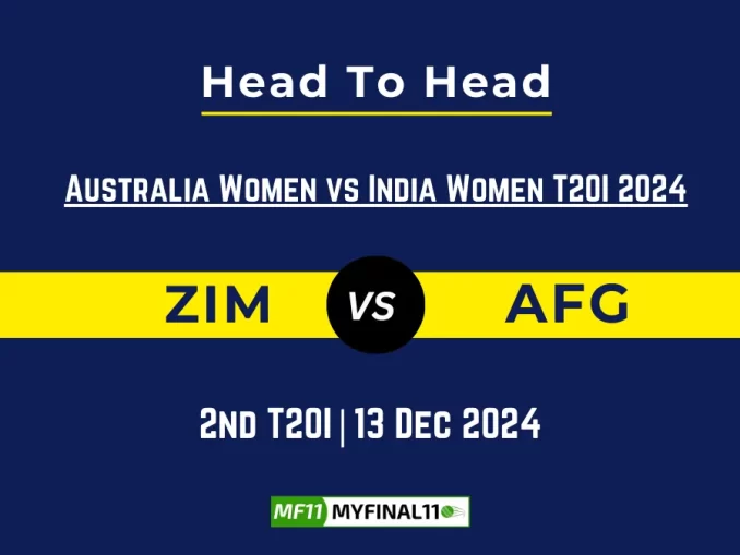 ZIM vs AFG Player Battle, Head to Head Team Stats, Player Record