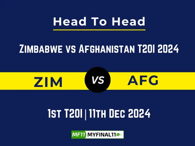 ZIM vs AFG Player Battle, Head to Head Team Stats, Team Record