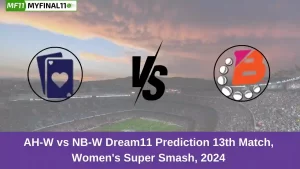 AH-W vs NB-W Dream11 Prediction 13th Match, Women's Super Smash, 2024