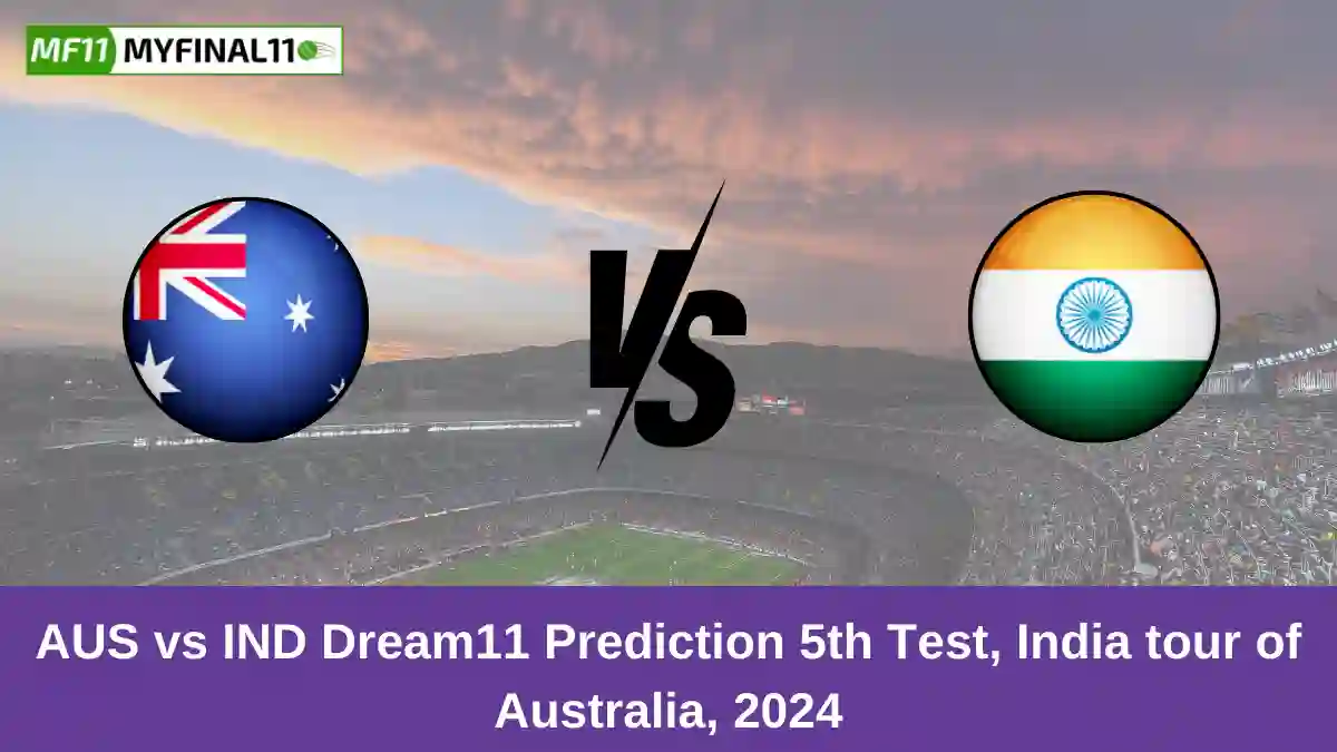 AUS vs IND Dream11 Prediction 5th Test, India tour of Australia, 2024