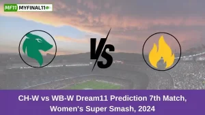 CH-W vs WB-W Dream11 Prediction 7th Match, Women's Super Smash, 2024