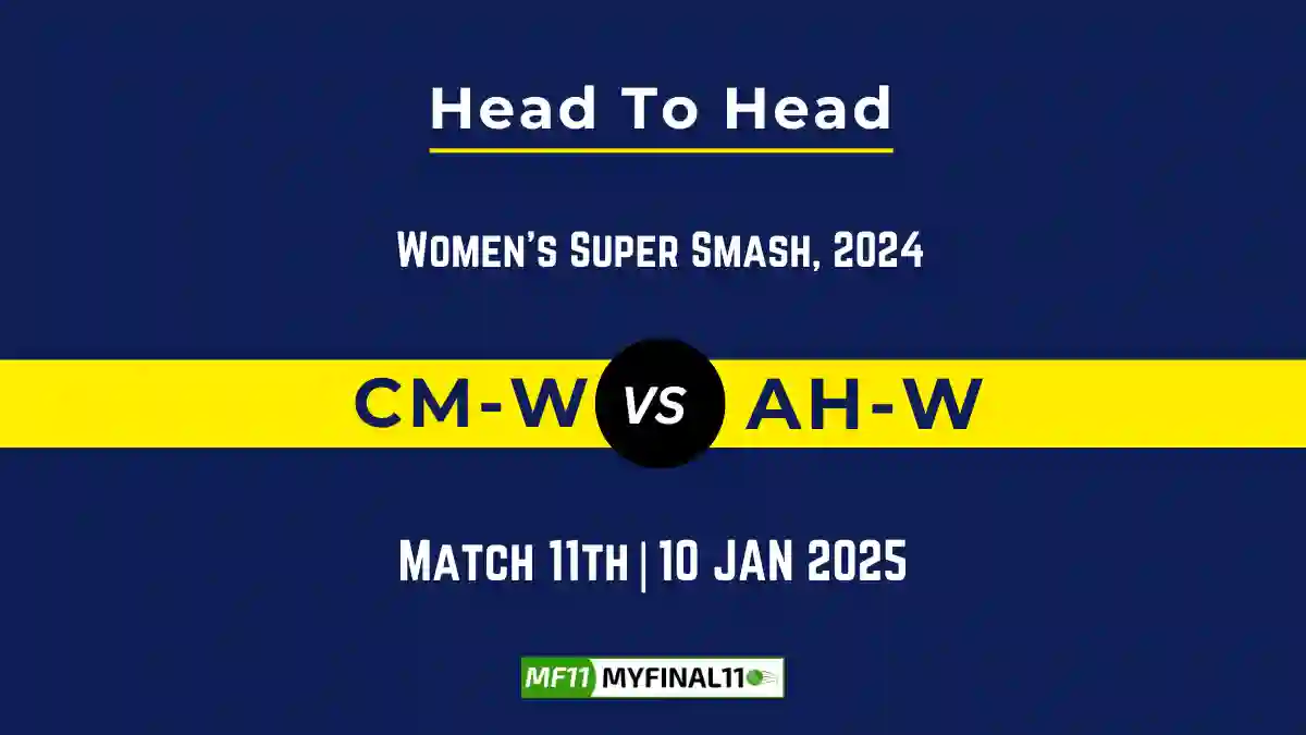 CM-W vs AH-W Player Battle, Head to Head Team Stats, Team Record 2025