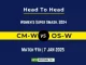 CM-W vs OS-W Player Battle, Head to Head Team Stats, Team Record 2025