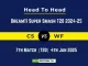 CS vs WF Player Battle, Head to Head Team Stats, Team Record – Dream11 Super Smash T20 2024-25