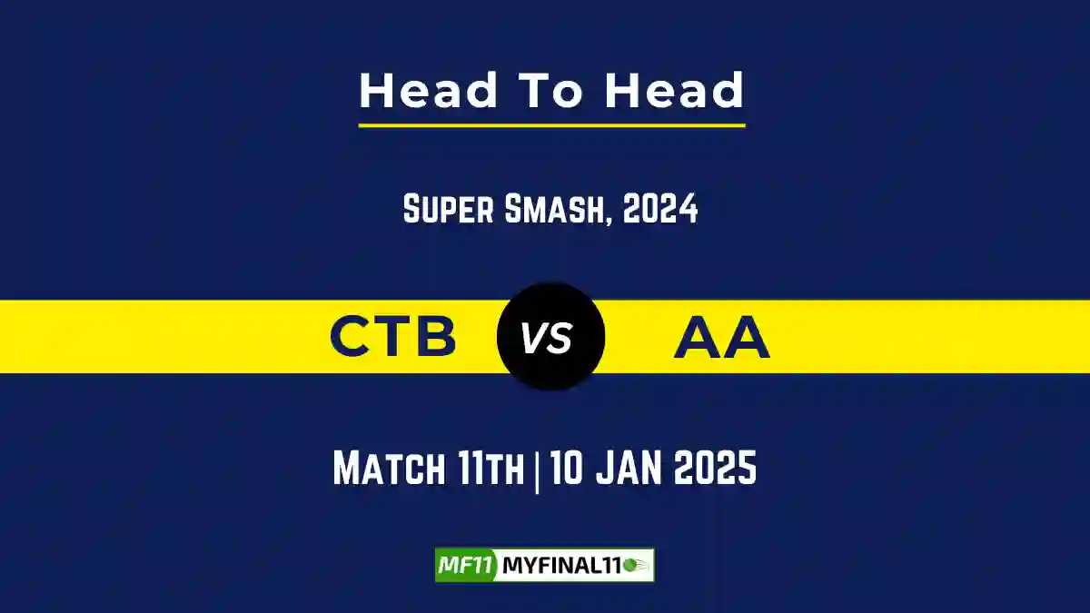 CTB vs AA Player Battle, Head to Head Team Stats, Team Record 2025