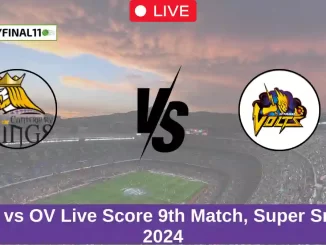 CTB vs OV Live Score 9th Match, Super Smash, 2024