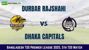 DBR vs DC Dream11 Prediction Today Match 5 Pitch Report, Playing11 and Stats Bangladesh T20 Premier League 2025