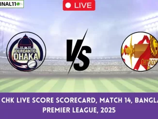 DC vs CHK Live Cricket Score