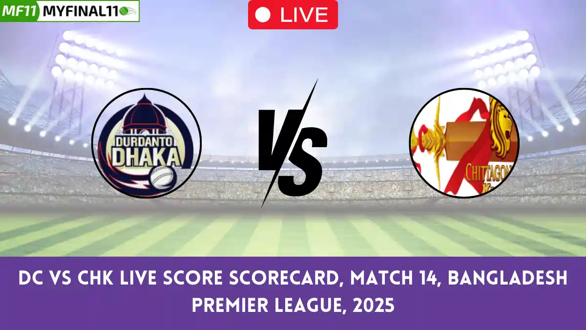 DC vs CHK Live Cricket Score