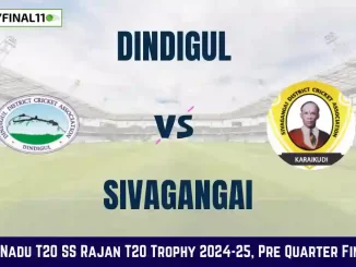 DNL vs SIV Dream11 Prediction Today Pre Quarter Final - 3 Pitch Report, Playing11 and Stats Tamil Nadu T20 SS Rajan T20 Trophy 2024-25