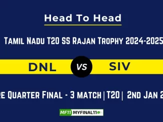 DNL vs SIV Player Battle, Head to Head Team Stats, Team Record