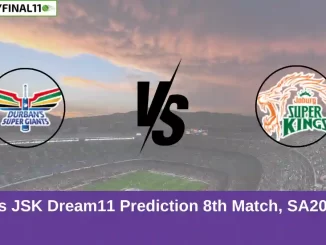 DSG vs JSK Dream11 Prediction 8th Match, SA20, 2025