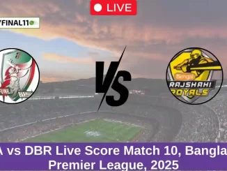 FBA vs DBR Live Score Match 10, Bangladesh Premier League, 2025