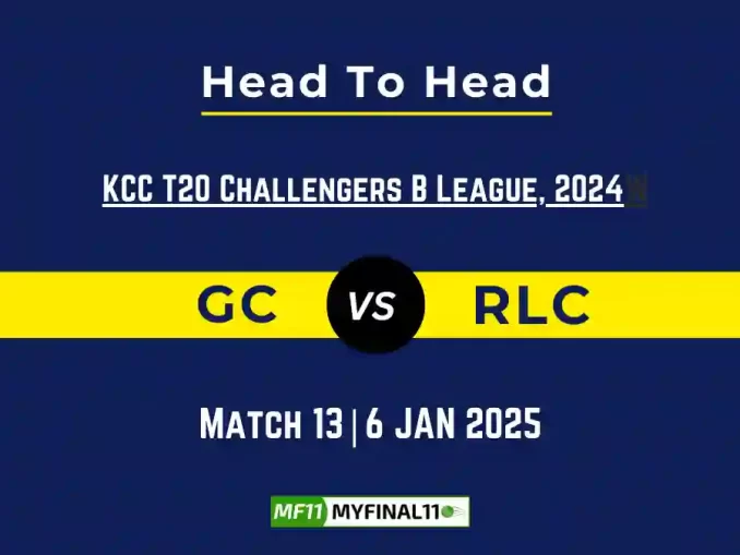 GC vs RLC Player Battle, Head to Head Team Stats, Team Record 2025