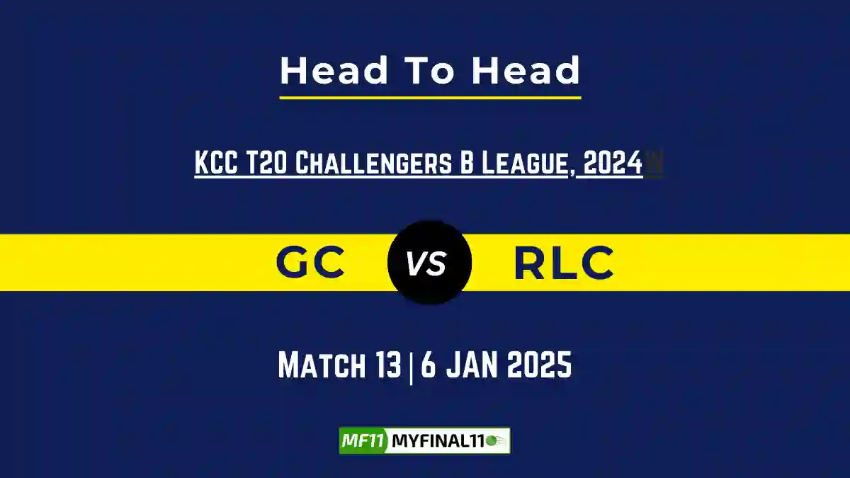 GC vs RLC Player Battle, Head to Head Team Stats, Team Record 2025