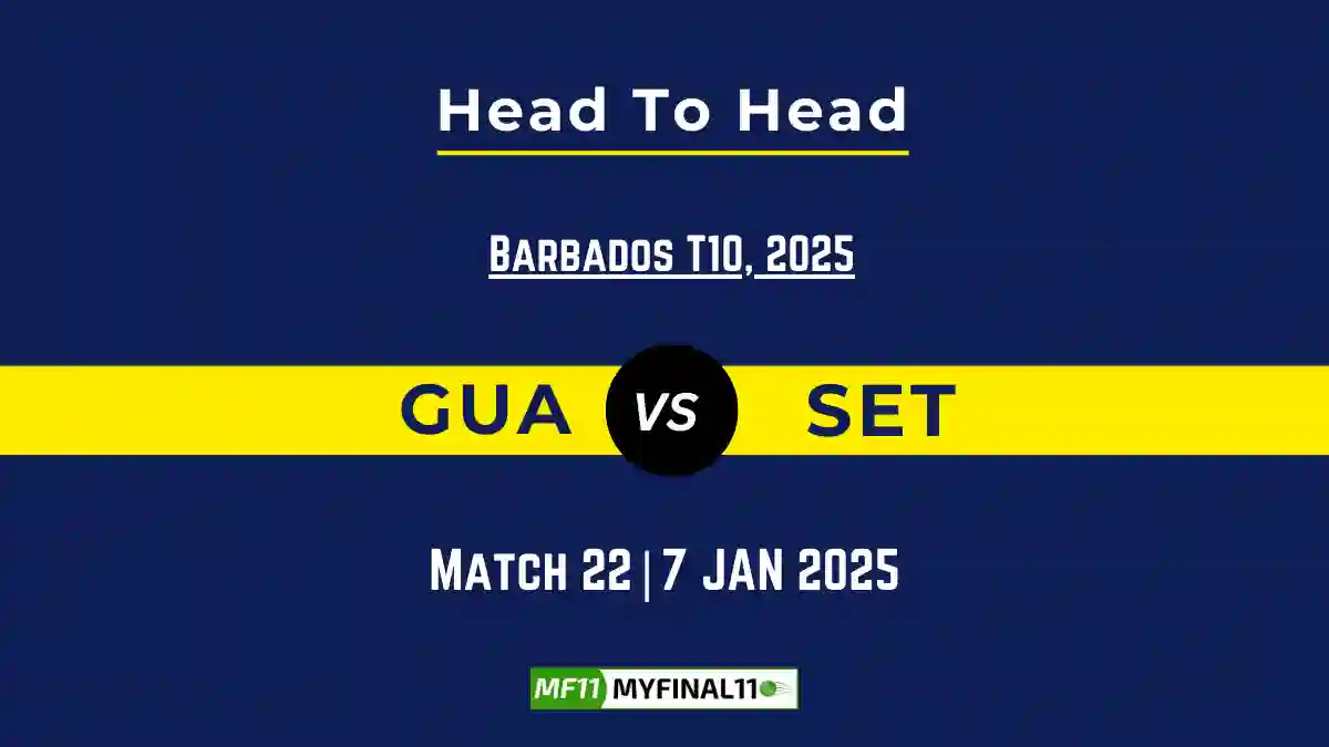 GUA vs SET Player Battle, Head to Head Team Stats, Team Record 2025