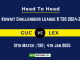 GUC vs LEX Player Battle, Head to Head Team Stats, Team Record – Kuwait Challengers League B T20 2025