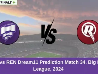 HUR vs REN Dream11 Prediction Match 34, Big Bash League, 2024